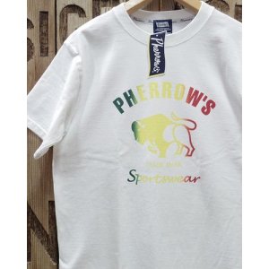 画像: Pherrow's "24S-PT2-G" Buffalo Logo T-Shirt 