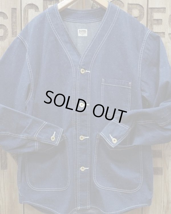 画像2: BARNS "BR-24132" NO COLLAR COVERALL JK 