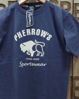 画像: Pherrow's "24S-PT2" Buffalo Logo T-Shirt 