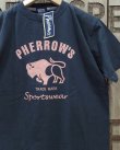 画像4: Pherrow's "24S-PT2" Buffalo Logo T-Shirt 