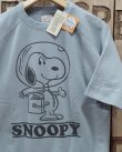 画像1: TOYS McCOY -SHORT SLEEVE SWEAT SHIRT / SNOOPY "FIRST BEAGLE ON THE MOON"- 