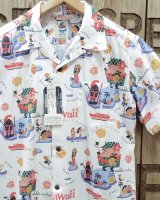 画像: SUN SURF -COTTON/LINEN HOPSACK HAWAIIAN SHIRTS "ハワイへ行こう!"- 