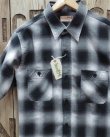 画像1: SUGAR CANE -COTTON OMBRE CHECK S/S WORK SHIRT- 