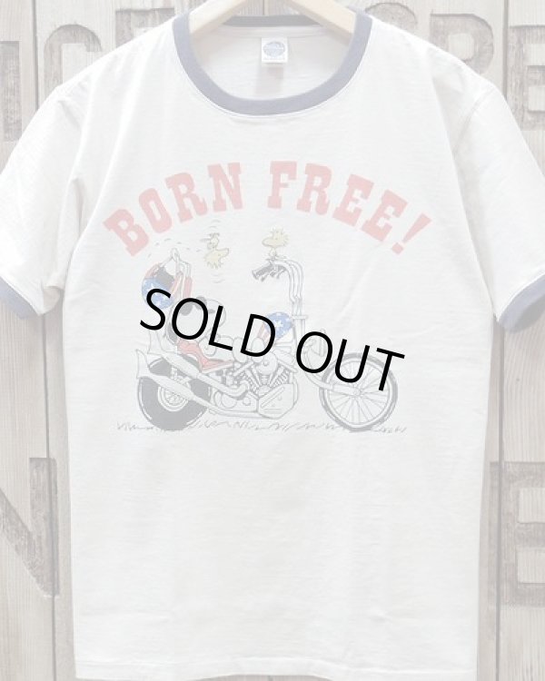 画像3: TOYS McCOY -JOHNNY RINGER TEE / SNOOPY "BORN FREE!"- 