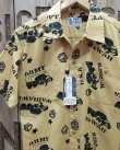 画像1: SUN SURF -COTTON HERRINGBONE OPEN SHIRT "ARMY VEHICLE"- 