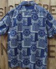 画像5: Pherrow's "24S-PIS1" Indigo Cotton Hawaiian Open Shirts 