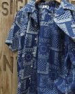 画像4: Pherrow's "24S-PIS1" Indigo Cotton Hawaiian Open Shirts 