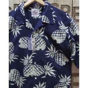 画像: DUKE Kahanamoku -"DUKE'S PINEAPPLE" COTTON HAWAIIAN SHIRT- 