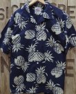 画像2: DUKE Kahanamoku -"DUKE'S PINEAPPLE" COTTON HAWAIIAN SHIRT- 