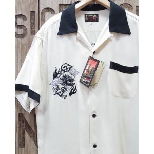 画像: TAILOR TOYO -SUKA BOWLING SHIRT "DRAGON & JAPAN MAP"- 