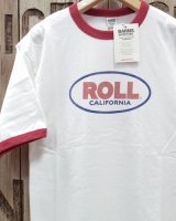 画像: BARNS -SLUB RINGER PRINT TEE "ROLL"- 