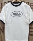 画像4: BARNS -SLUB RINGER PRINT TEE "ROLL"- 