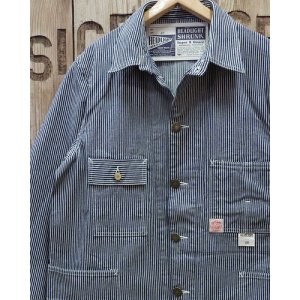 画像: HEADLIGHT -11oz. HICKORY STRIPE WORK COAT- 