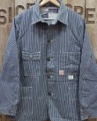 画像2: HEADLIGHT -11oz. HICKORY STRIPE WORK COAT- 