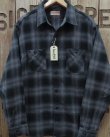 画像1: SUGAR CANE -TWILL CHECK WORK SHIRT- OMBRE CHECK 