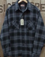 画像: SUGAR CANE -TWILL CHECK WORK SHIRT- OMBRE CHECK 