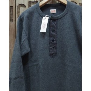 画像: FULLCOUNT 5502H -Cotton Rib Henley Neck L/S T-Shirt- 