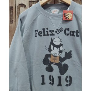 画像: TOYS McCOY -GARMENT DYING SWEAT SHIRT "FELIX THE CAT 1919"- 