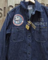 画像: TOYS McCOY -DENIM WORK SHIRT "SNOOPY ASTRONAUT RECOVERY TEAM"- 