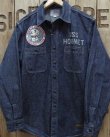 画像2: TOYS McCOY -DENIM WORK SHIRT "SNOOPY ASTRONAUT RECOVERY TEAM"- 