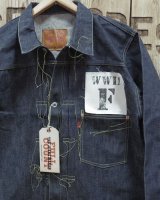 画像: FULLCOUNT -"S2107-24" WWII Model Brown Cotton Denim Jacket- 