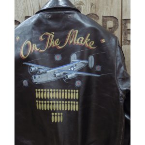 画像: BUZZ RICKSON'S - TYPE A-2 BACK PAINT "ON THE MAKE" - 