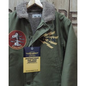 画像: TOYS McCOY - N-1 DECK JACKET SNOOPY "RADIOMAN" - 