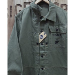 画像: BUZZ RICKSON'S -U.S. MARINE CORPS M-1944 HERRINGBONE UTILITY JACKET- 