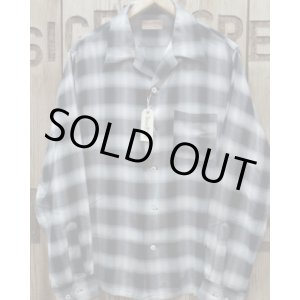 画像: SUGAR CANE -RAYON OMBRE CHECK OPEN SHIRT- 