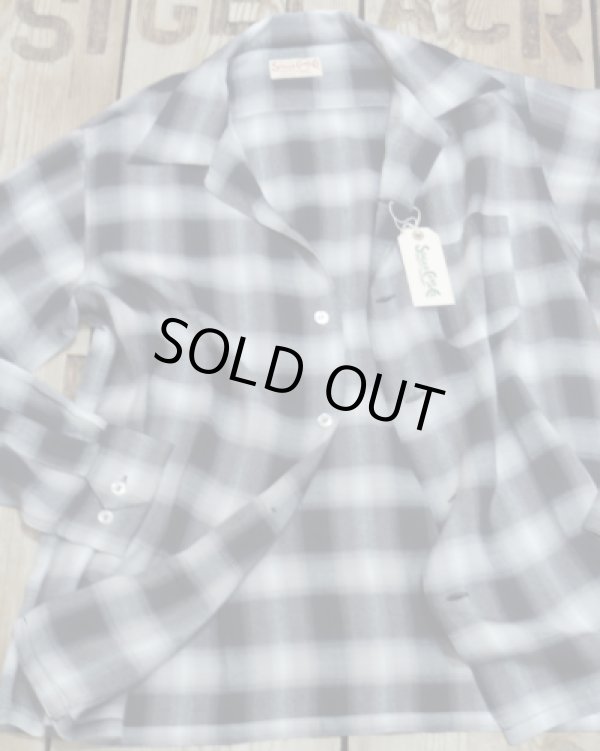 画像3: SUGAR CANE -RAYON OMBRE CHECK OPEN SHIRT- 