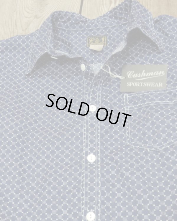 画像2: CUSHMAN 25489 -DOT PRINT WORK SHIRTS- 
