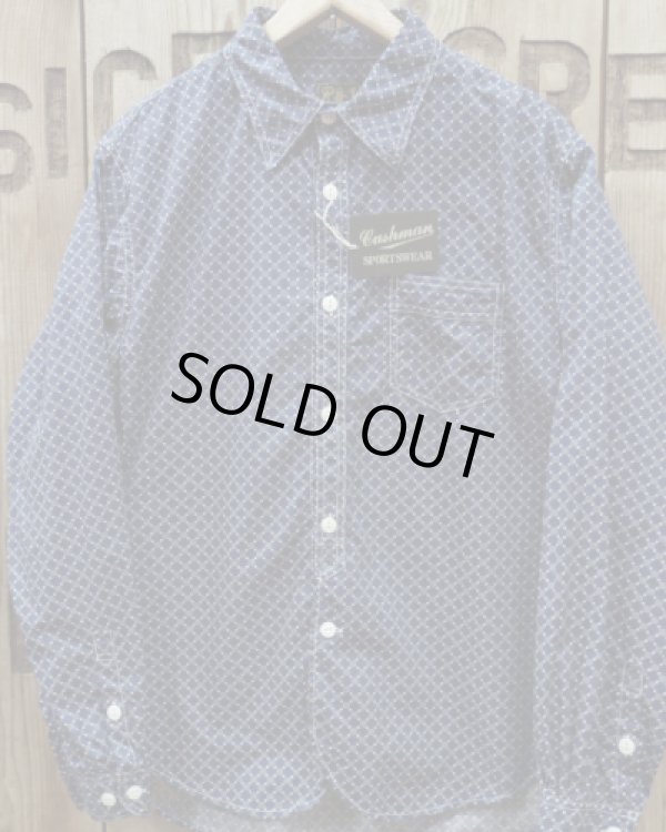 画像1: CUSHMAN 25489 -DOT PRINT WORK SHIRTS- 