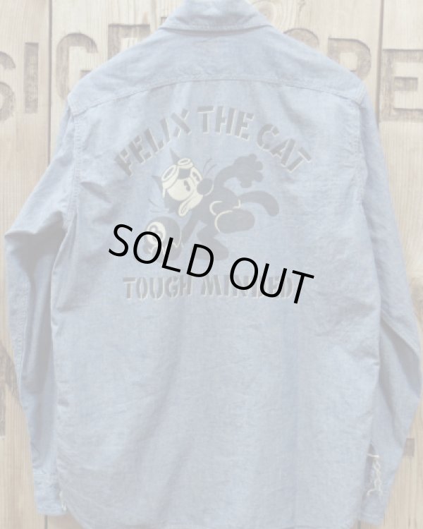 画像4: TOYS McCOY -CHAMBRAY SHIRT "FELIX THE CAT"- 