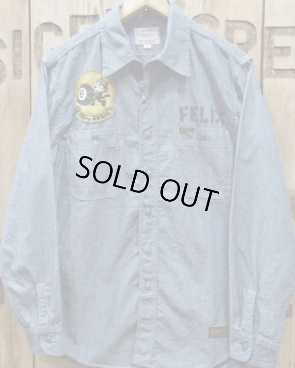 画像2: TOYS McCOY -CHAMBRAY SHIRT "FELIX THE CAT"- 