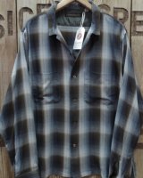 画像: FULLCOUNT 4092 -Rayon Check Open Collar Shirt- 