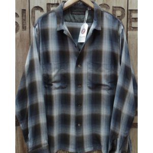 画像: FULLCOUNT 4092 -Rayon Check Open Collar Shirt- 