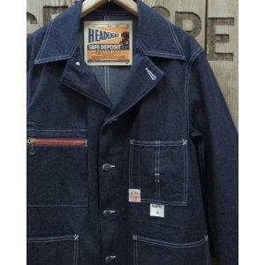 画像: HEADLIGHT -11oz. BLUE DENIM WORK COAT- 