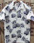 画像2: Duke Kahanamoku -"DUKE'S PINEAPPLE" Cotton Hawaiian Shirt 