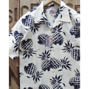 画像: Duke Kahanamoku -"DUKE'S PINEAPPLE" Cotton Hawaiian Shirt 