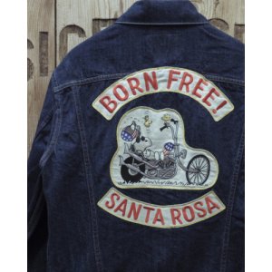 画像: TOYS McCOY -DENIM JACKET LOT 687XX / SNOOPY "BORN FREE! SANTA ROSA"- 
