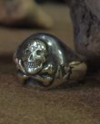 画像4: CUSHMAN 29018 -SKULL & CROSS BONE SILVER RING- 