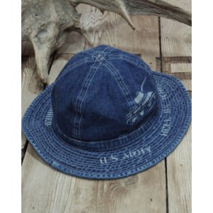 画像: BUZZ RICKSON'S -HAT, WORKING, DENIM VINTAGE WASHED STENCIL- 