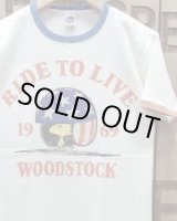画像: TOYS McCOY -SNOOPY TEE WOODSTOCK "RIDE TO LIVE 1969"- 