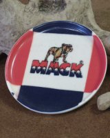 画像: Button Works -70's Vintage Mack Trucks BW Fabric Coaster- 