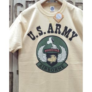 画像: TOYS McCOY -SNOOPY TEE "U.S. ARMY AIRBORNE SUBDUED"- 