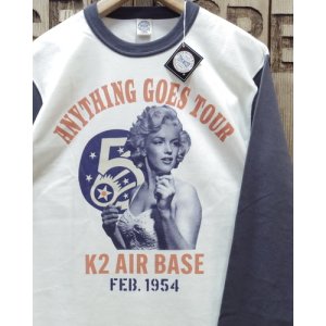 画像: TOYS McCOY -LONG SLEEVE TEE / MARILYN MONROE "ANYTHING GOES TOUR"- 