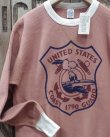 画像1: TOYS McCOY -BIG WAFFLE CREW NECK SHIRT "SNOOPY U.S. COAST GUARD 1790"- 