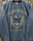 画像2: TOYS McCOY -GARMENT DYING SWEAT SHIRT "FELIX THE CAT TOUGH MINDED"- 