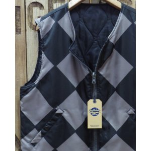 画像: WILLIAM GIBSON COLLECTION "BLACK LINE CREWMAN VEST (MOD.) REVERSIBLE" 