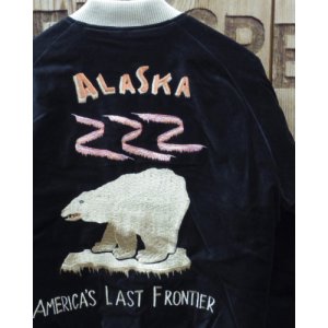 画像: TAILOR TOYO -Velveteen Souvenir Jacket "POLAR BEAR" × "ALASKA MAP"- 